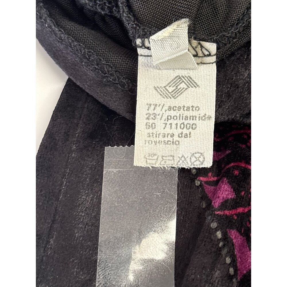 Diana Bentalls Vintage Velvet Butterfly Dress — Size 12 / M | Whimsy Goth, Y2K B - Picture 10 of 13